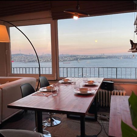 Апартаменты Art Loft , 270* Full Sea View In Cihangir Стамбул Экстерьер фото